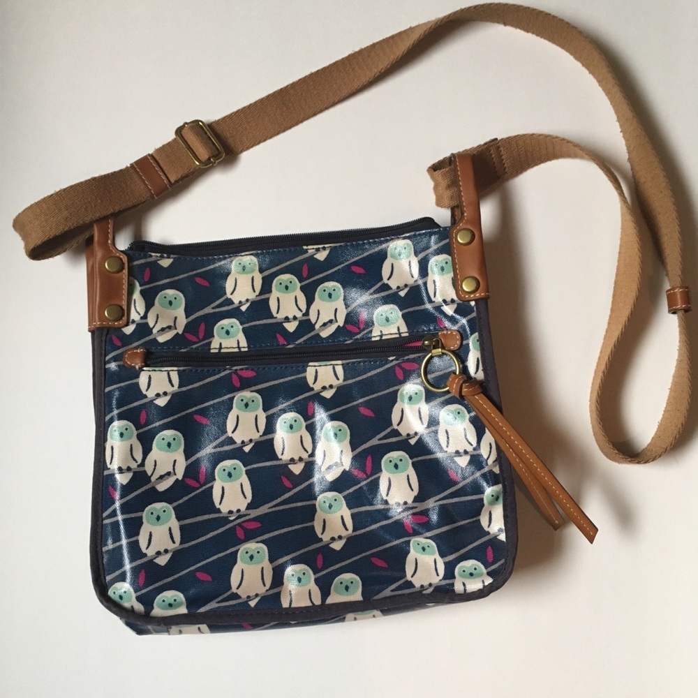 Fossil crossbody purse, owl print